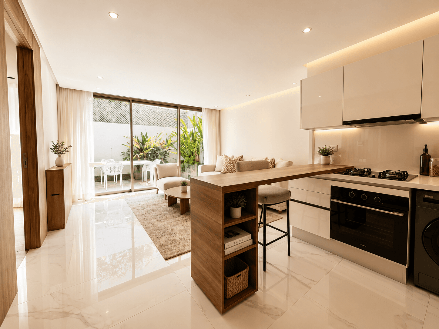 Bourgogne/Appartement meublé 55m² + terrasse 20m²