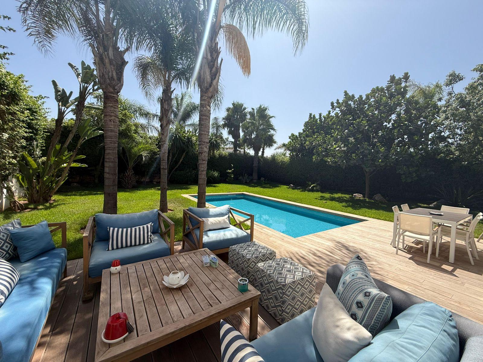 Bouskoura/Casadiaa Villa vide plain pied 400m² Piscine