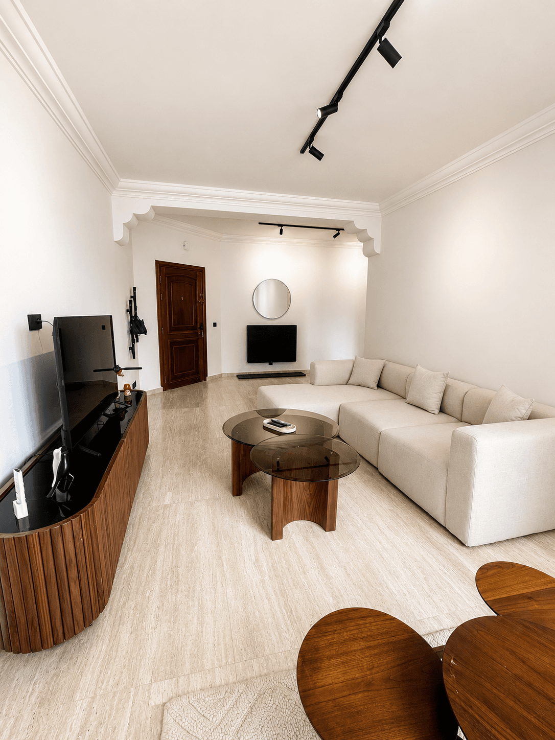 Maârif/Appartement rénové 100m² - 2ch - Balcon