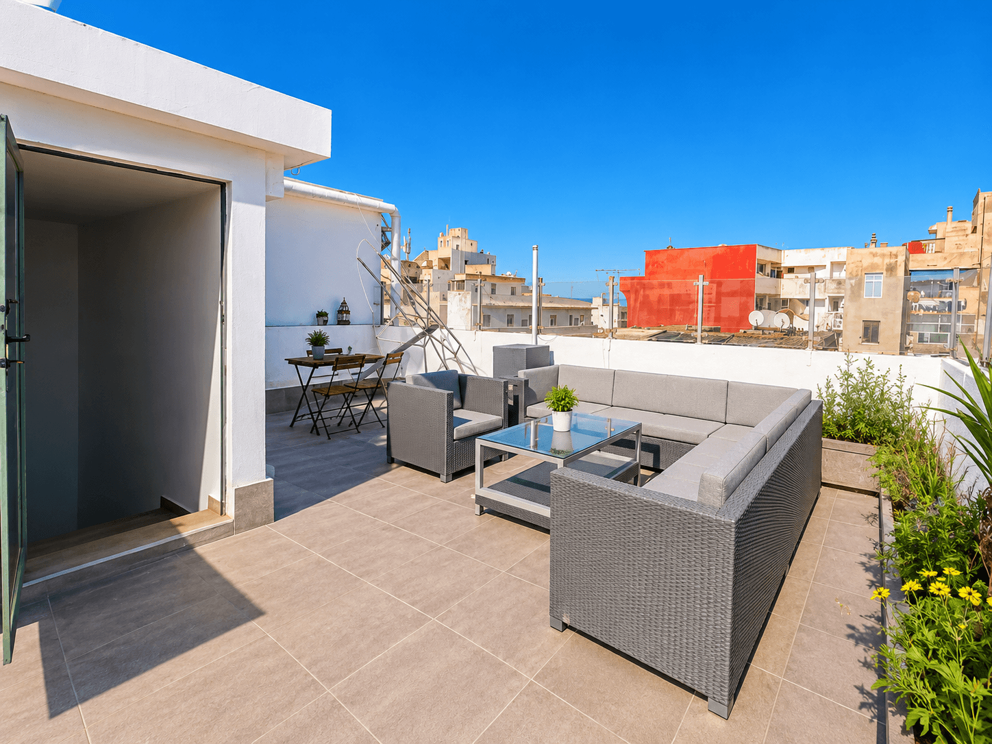 Lusitania/Duplex à vendre - Rooftop vue port